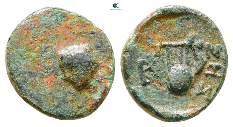 The Thracian Chersonese. Sestos circa 300 BC. 
Bronze Æ

12 mm, 1,31 g


...