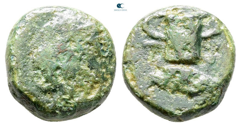 Kings of Thrace. Odrysian. Kersebleptes 359-340 BC. 
Bronze Æ

12 mm, 2,51 g...