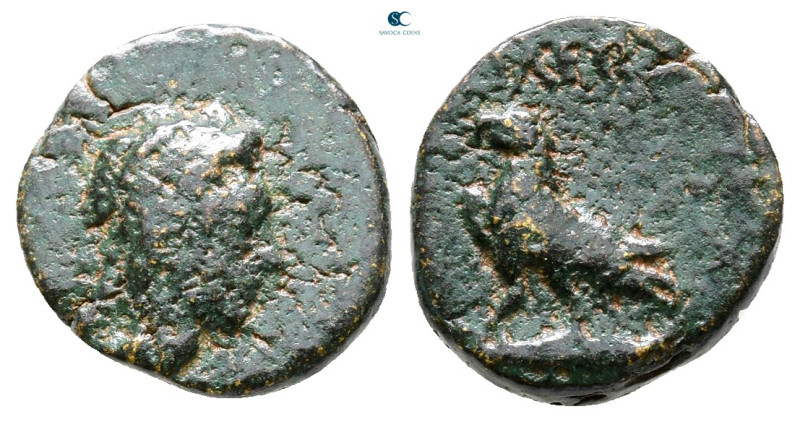 Kings of Thrace. Odrysian, Kotys VI 57-48 BC. 
Bronze Æ

13 mm, 1,74 g


...