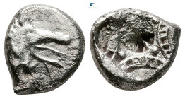 Caria. Kindya circa 510-480 BC. Tetrobol AR