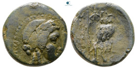 Seleucis and Pieria. Seleukeia Pieria circa 148-147 BC. Adelphoi Demi ("The Brother Peoples") issue. Bronze Æ