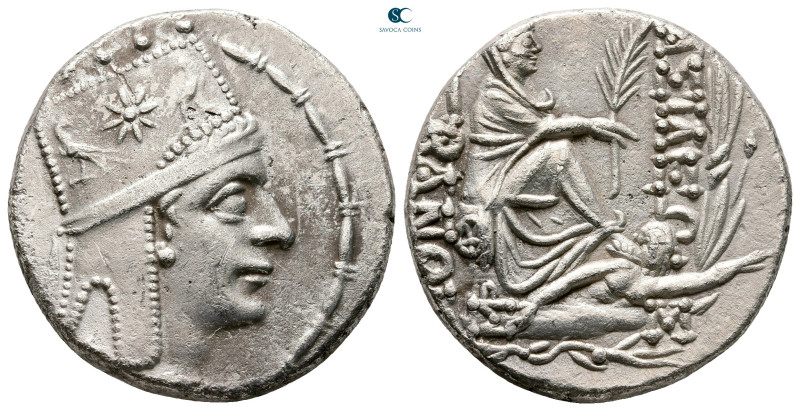 Kings of Armenia. Tigranocerta. Tigranes II "the Great" 95-56 BC. 
Tetradrachm ...