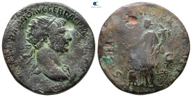Trajan AD 98-117. Rome. Dupondius Æ