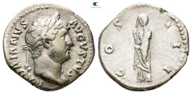 Hadrian AD 117-138. Rome. Denarius AR