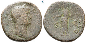 Hadrian AD 117-138. Rome. Sestertius Æ