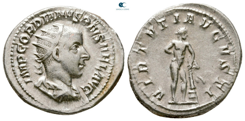 Gordian III AD 238-244. Rome
Antoninianus AR

24 mm, 4,62 g



Very Fine
