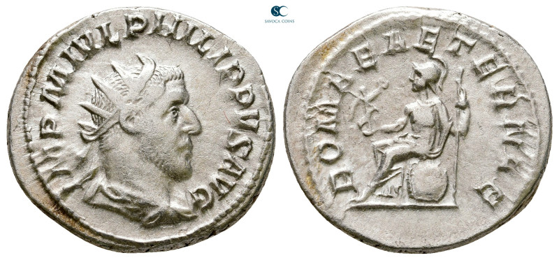 Philip I Arab AD 244-249. Rome
Antoninianus AR

22 mm, 4,16 g



Very Fin...