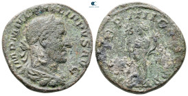 Philip I Arab AD 244-249. Rome. Sestertius Æ