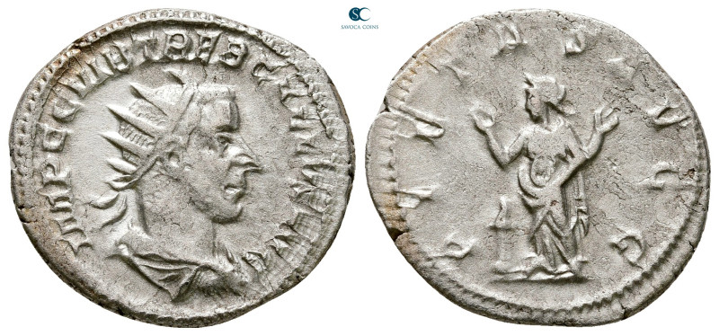 Trebonianus Gallus AD 251-253. Rome
Antoninianus AR

22 mm, 3,53 g



Ver...