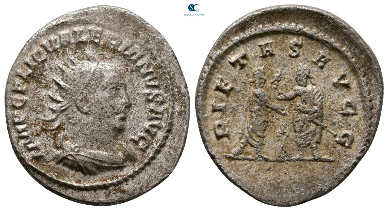 Valerian I AD 253-260. Antioch
Billon Antoninianus

25 mm, 4,18 g



Very...