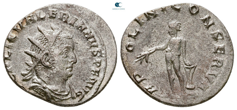 Valerian I AD 253-260. Rome
Antoninianus AR

20 mm, 2,92 g



Very Fine