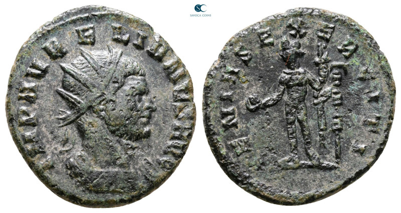 Aurelian AD 270-275. Rome
Antoninianus Æ

22 mm, 3,54 g



Very Fine