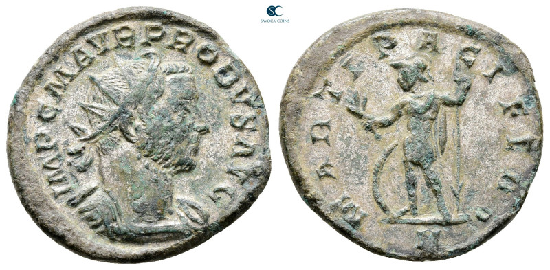 Probus AD 276-282. Lugdunum
Antoninianus Æ

22 mm, 3,39 g



Very Fine