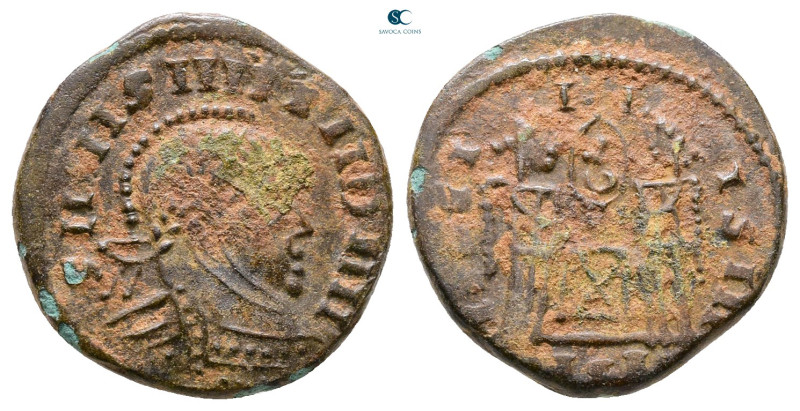 Constantine I the Great AD 306-337. Contemporary barbaric imitation
Follis Æ
...