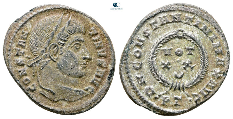 Constantine I the Great AD 306-337. Ticinum
Follis Æ

20 mm, 2,29 g



Ve...