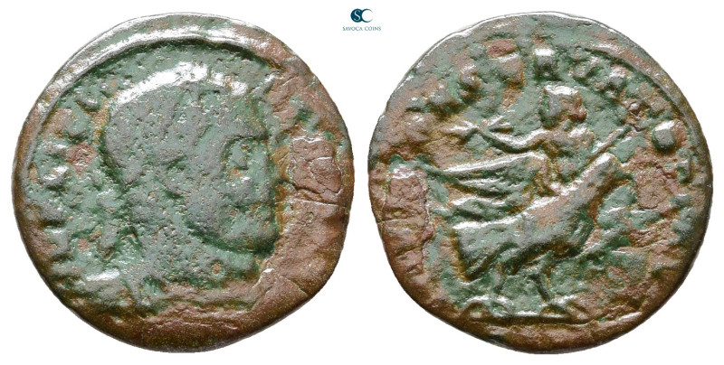 Licinius I AD 308-324. Arelate (Arles)
Follis Æ

17 mm, 2,20 g



Fine