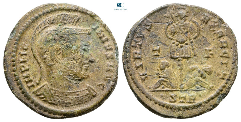 Licinius I AD 308-324. Treveri
Follis Æ

20 mm, 2,60 g



Very Fine