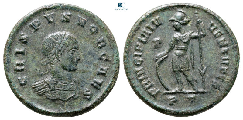 Crispus, as Caesar AD 316-326. Ticinum
Follis Æ

19 mm, 3,09 g



Very Fi...