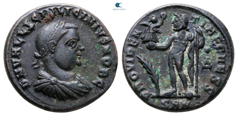 Licinius II, as Caesar AD 317-324. Nicomedia
Follis Æ

18 mm, 3,31 g



V...