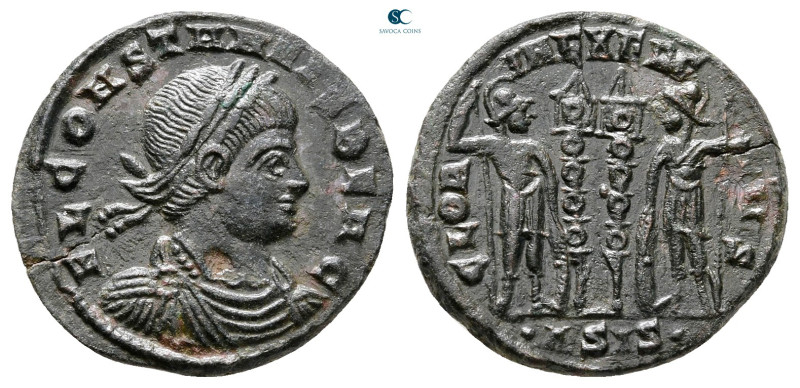 Constans, as Caesar AD 333-337. Siscia
Follis Æ

18 mm, 2,41 g



Very Fi...