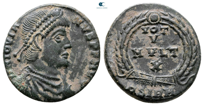 Jovian AD 363-364. Sirmium
Follis Æ

18 mm, 3,20 g



Very Fine