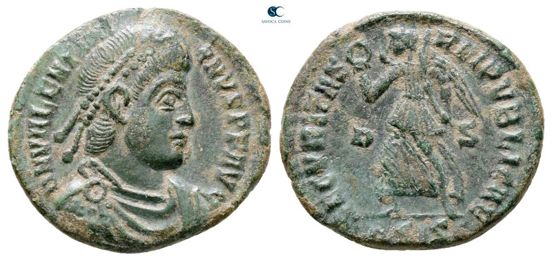 Valentinian I AD 364-375. Siscia
Follis Æ

18 mm, 2,73 g



Very Fine