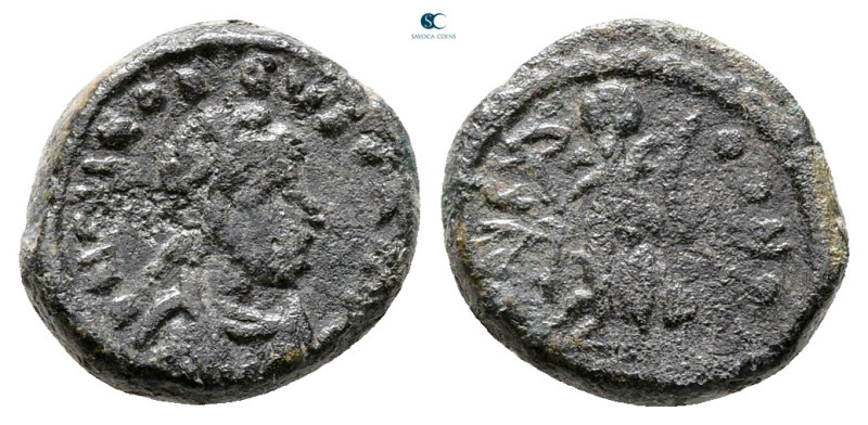 Theodosius I AD 379-395. Uncertain mint
Nummus Æ

12 mm, 1,52 g



Nearly...