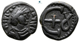 Justin I AD 518-527. Antioch. Pentanummium Æ