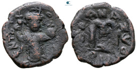 Constans II AD 641-668. Constantinople. Follis or 40 Nummi Æ