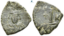 Constantine IV Pogonatus AD 668-685. Constantinople. Decanummium Æ