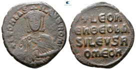 Leo VI the Wise AD 886-912. Constantinople. Follis Æ