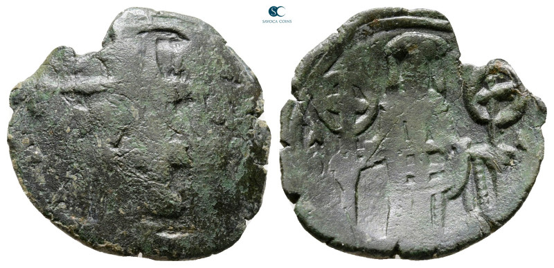 Andronicus II Palaeologus AD 1282-1328. Thessalonica
Trachy Æ

20 mm, 1,93 g...