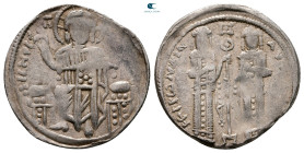 Andronicus II Palaeologus, with Michael IX AD 1282-1328. Constantinople. Basilikon AR