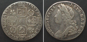 GREAT BRITAIN Sixpence 1731 GEORGE II silver VF.