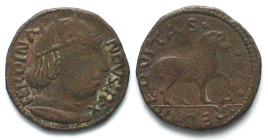 NAPLES. Kingdom, Cavallo, Ferdinando I, 1458-1494, copper, VF+