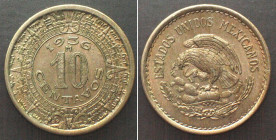 MEXICO. 10 Centavos 1936, Cu-Ni, BU!