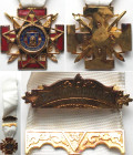33rd Degree Masonic Enamelled gilt silver Scottish Rite Jewel