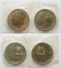 RUSSIA - USSR. 2 x 1 Rouble 1970, LENIN CENTENNIAL, Cu-Ni, Prooflike, SEALED, RARE!
