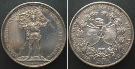 ZUG 5 Francs 1869 SHOOTING FESTIVAL silver SCARCE! UNC-!