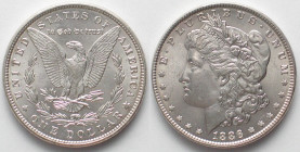 US 1886 Philadelphia Morgan Dollar silver BU!