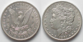 US 1901-O New Orleans Morgan Dollar silver Prooflike!