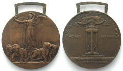 ITALY. Allied Victory Medal 1920, for WW I, bronze, AU
