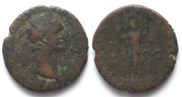 DOMITIAN (81-96 AD). AE As, Mars, VIRTVTI AVGVSTI, VG