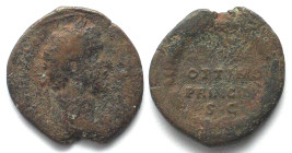 ANTONINUS PIUS (138-161). AE As, SPQR OPTIMO PRINCIPI SC, F