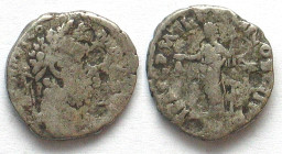 COMMODUS (175-192 AD). AR Denarius, 186, Felicitas, aVF