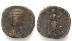 JULIA DOMNA. AE Sestertius 193-196, Venus Victrix, struck under SEPTIMIUS SEVERUS, VF