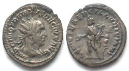 TRAJANUS DECIUS (249-251). AR Antoninianus, Rome mint, GENIVS EXERC ILLYRICIANI, XF