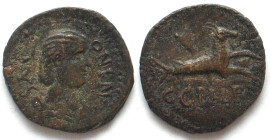 SALONINA (254-268 AD). Wife of Gallienus. Mysia, Parium (Parion), AE 22mm, bare head bust / capricorn, CGIHP, VF-XF