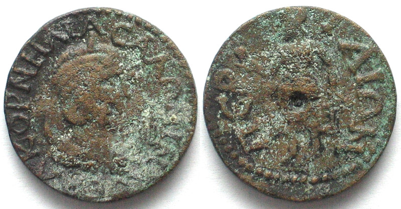 SALONINA (254-268 AD). Wife of Gallienus. Pamphylia, Perge, AE 29mm, ΠΕΡ-ΓΑΙΩΝ. ...