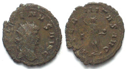 GALLIENUS (253-268 AD). AE Antoninianus, 265-267, Rome mint, AETERNITAS AVG, Sol standing, Γ in field, aXF